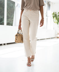 Jeans LE GUY Cream