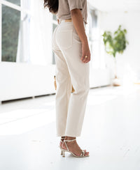 Jeans LE GUY Cream