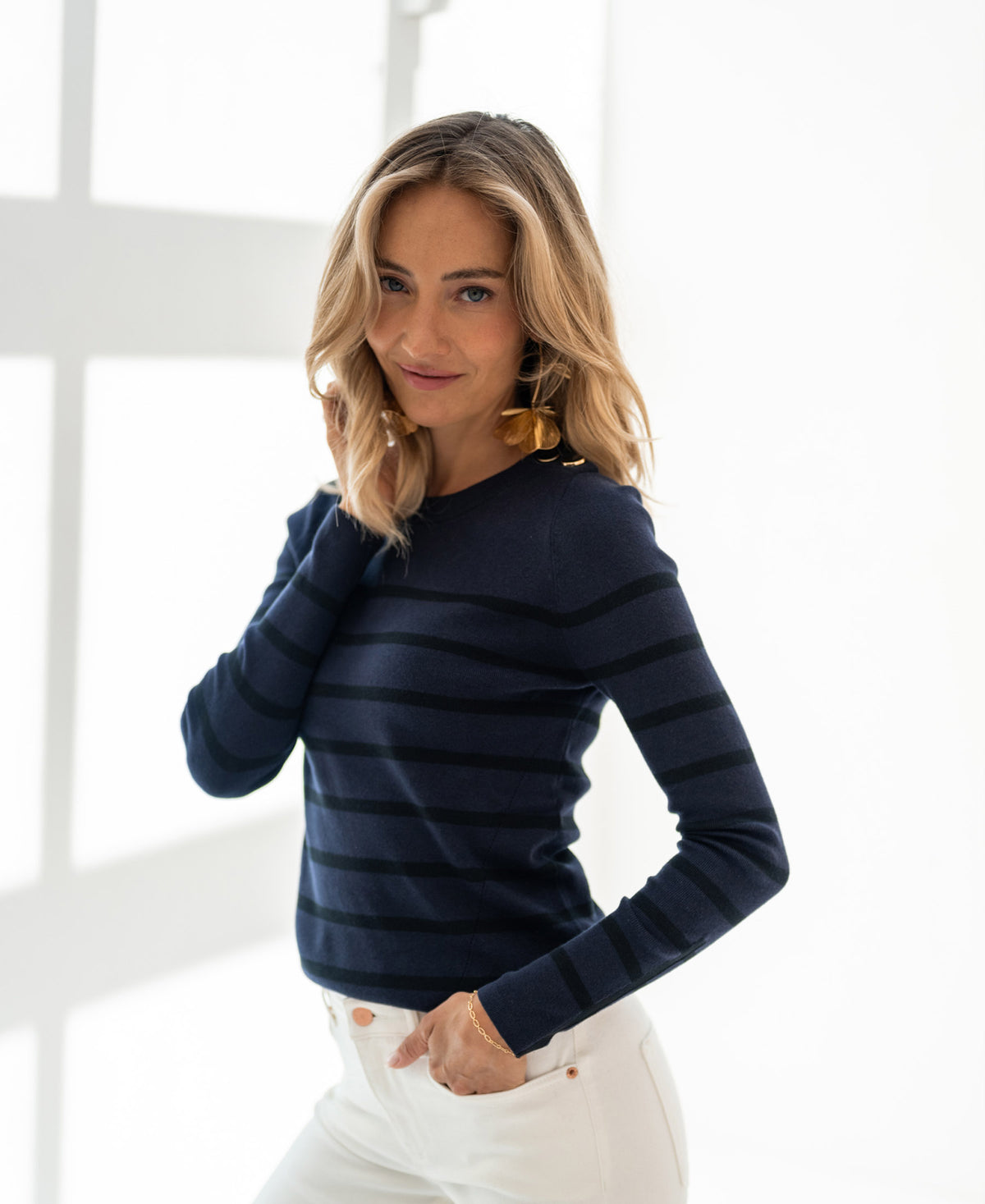 Sweater L'ELISA Navy - Black