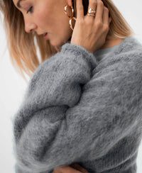 Fluffy vest LA CHERIE Grijs