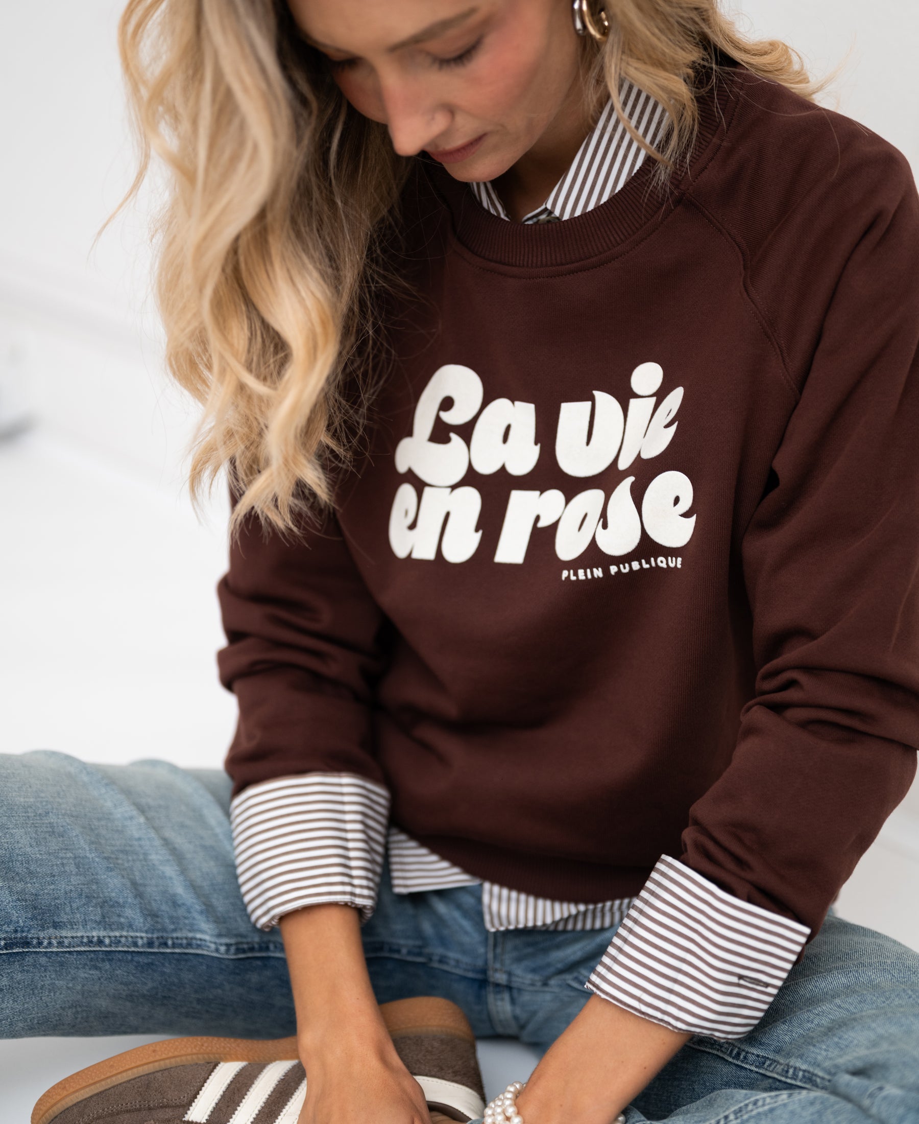 Sweater LA HARPER Cacao - La vie
