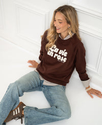 Sweater LA HARPER Cacao - La vie