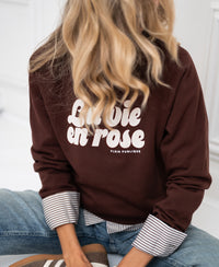 Sweater LA HARPER Cacao - La vie