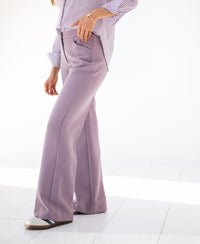 Hose mit weitem Bein LE HENRI Pearly Mauve
