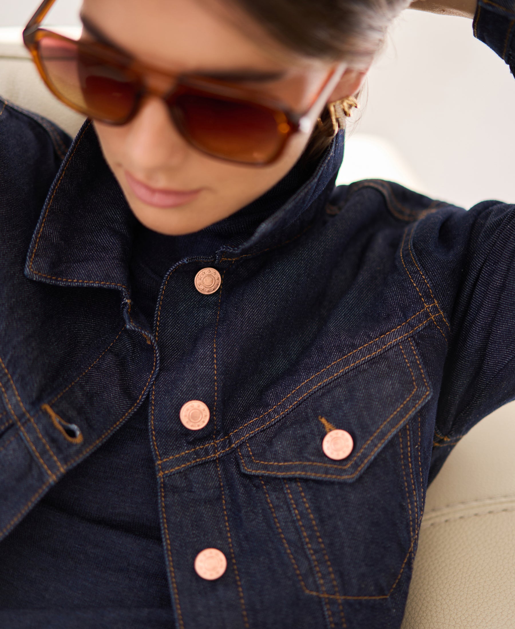 Denim jacket LA JACKY Rinsewash