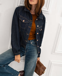 Cropped jeans LE GUY Blue vintage