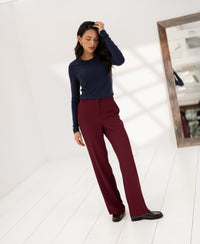 Luxurious long sleeve T-shirt LA JANE Navy