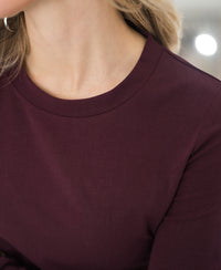 Luxury T-shirt long sleeve LA JANE Wine