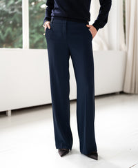 Supple pants LA JOELLE Dark blue