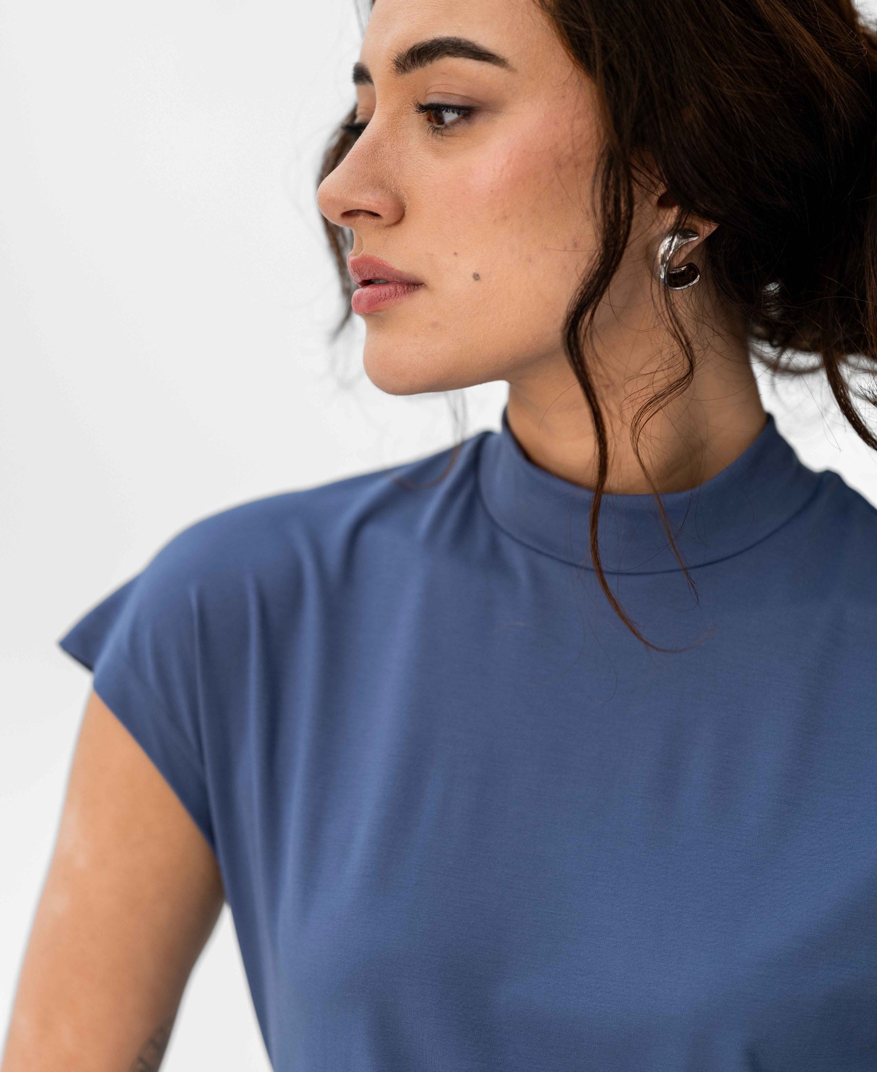 Travel top LA ROMY Jeansblue