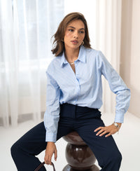 Striped Blouse LA LOIRE Light Blue/White/Navy