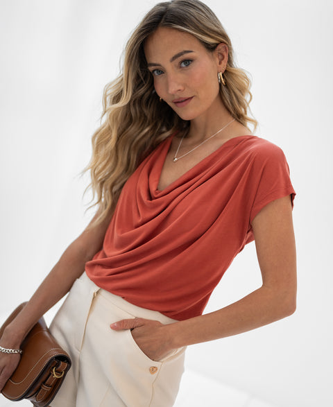 Two-way travel top LE CALIN Cobaltblue