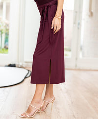 Travel skirt LE MAEL Wine