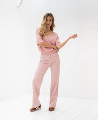 Top met zijde LE MARDY Rose