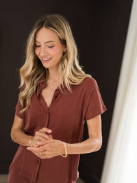 Jersey-Rippbluse MASON Henna