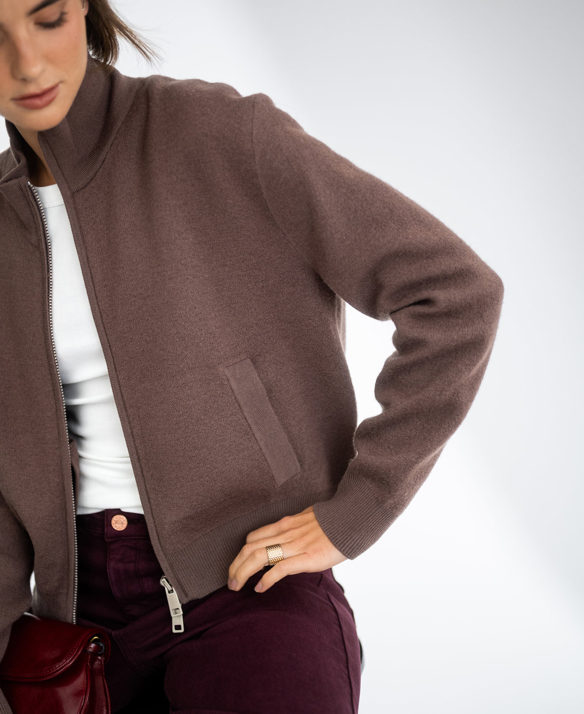 Merino-Bomberjacke LA MILA Innuendo