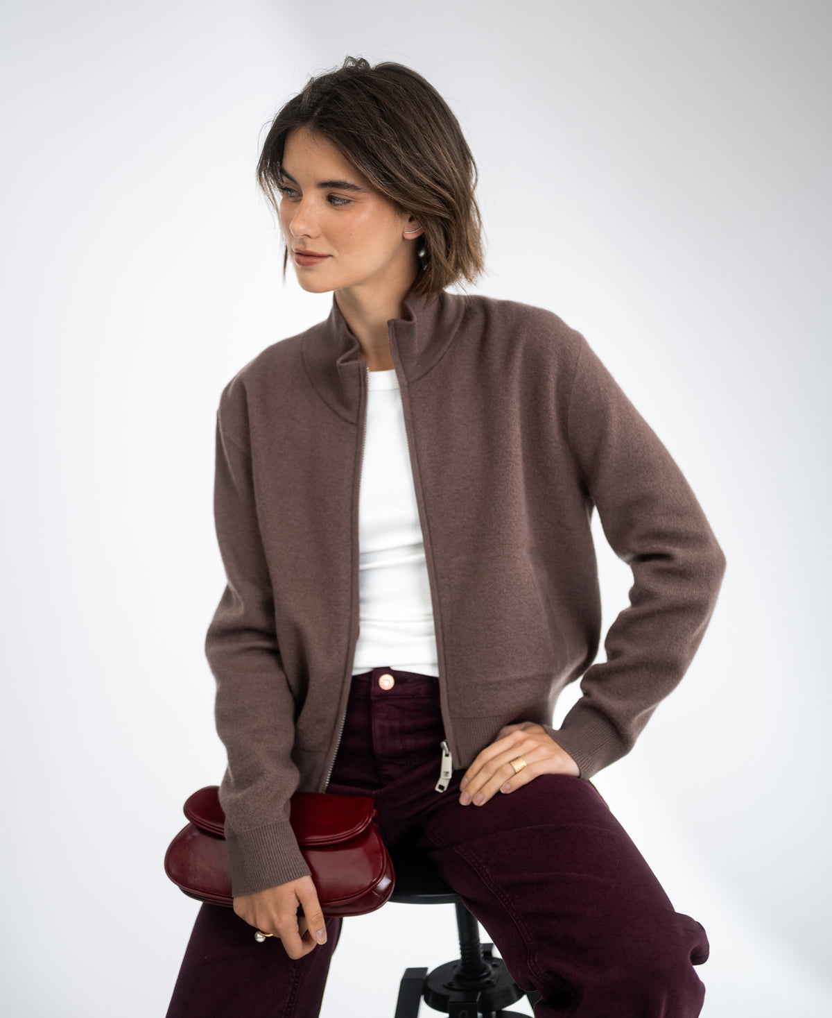 Merino-Bomberjacke LA MILA Innuendo