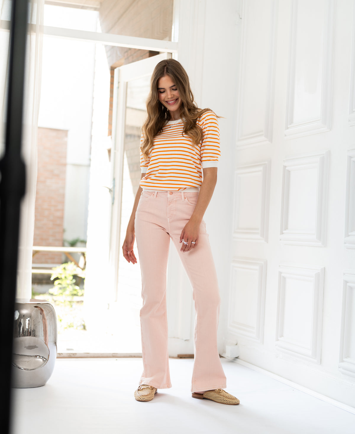 Jeans LES FLARES Blush