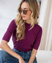 Rib coltop LA MIXY Magenta