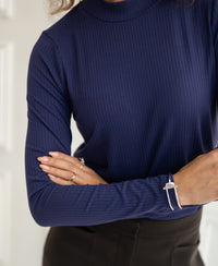 Bamboo turtleneck LA MONTAGNE Indigo