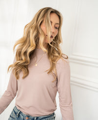 Bamboe coltop LA MONTAGNE Dusty Pink