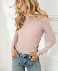 Bamboe coltop LA MONTAGNE Dusty Pink