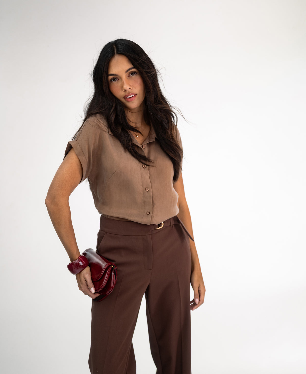 Pantalon LA WENDE Cacao