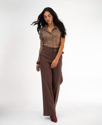 Pantalon LA WENDE Cacao