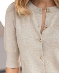 Cardigan ADELINE Sand - Gold