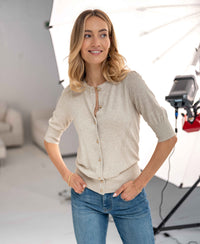 Cardigan ADELINE Sand - Gold