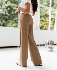 Travel trousers LA NOAN Dark sand