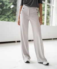 Travel trousers LA NOAN Silver grey