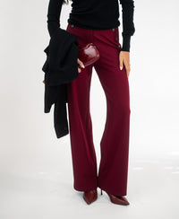 Reisehose LA NOAN Deluxe Dunkelrot