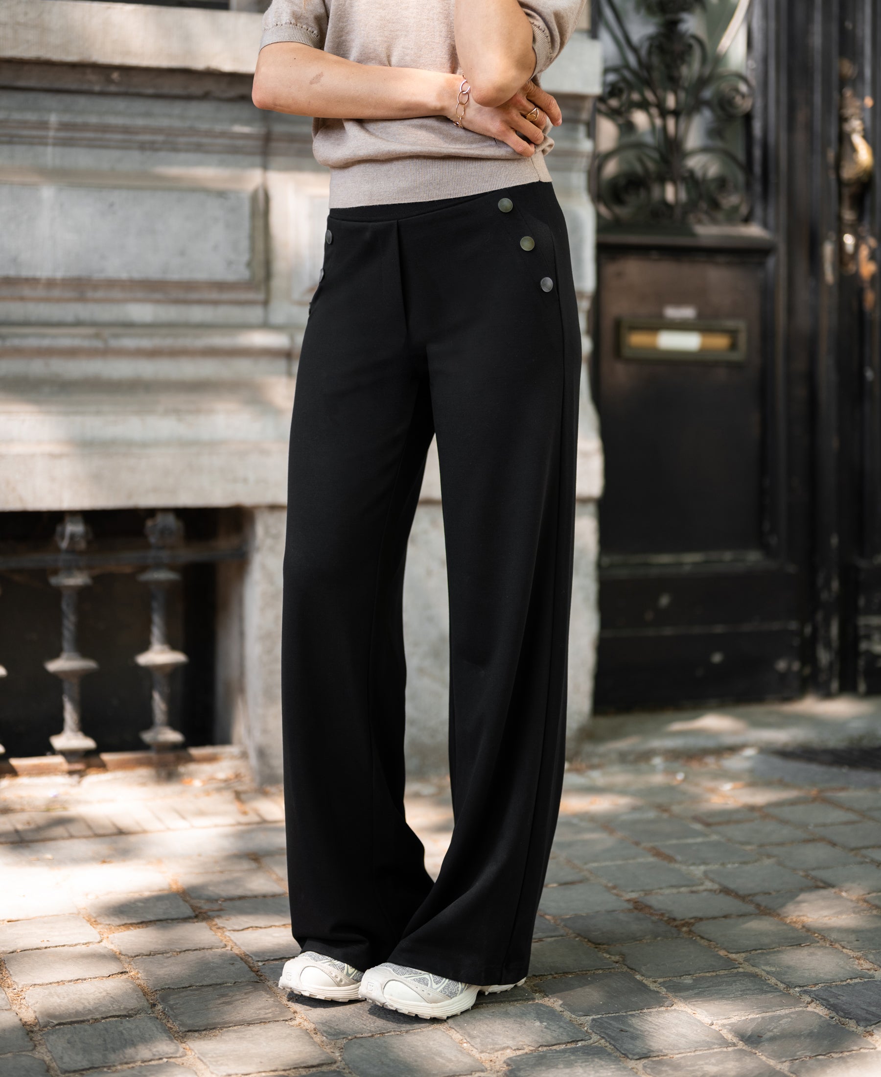 Travel pantalon LA NOAN Zwart
