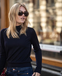 LE NOYAU Merino Turtleneck, Dark Blue