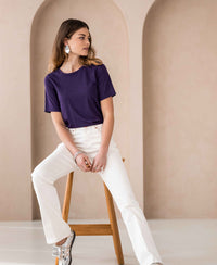 T-shirt LA LOTTA Dunkelviolett