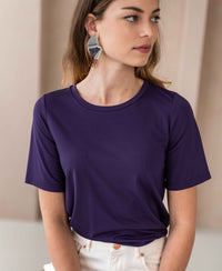 T-shirt LA LOTTA Dunkelviolett