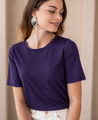 T-shirt LA LOTTA Dunkelviolett