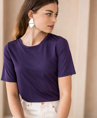 T-shirt LA LOTTA Dunkelviolett