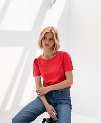 T-shirt LA POPPY Coral Red
