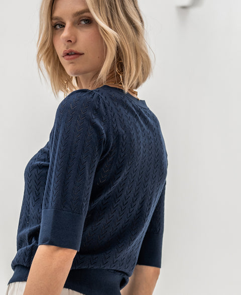 Navy summer sweater online