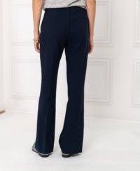 Flared trousers LE QUARTIER Dark Blue