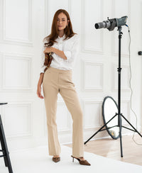 Flared trousers LE QUARTIER Light Sand