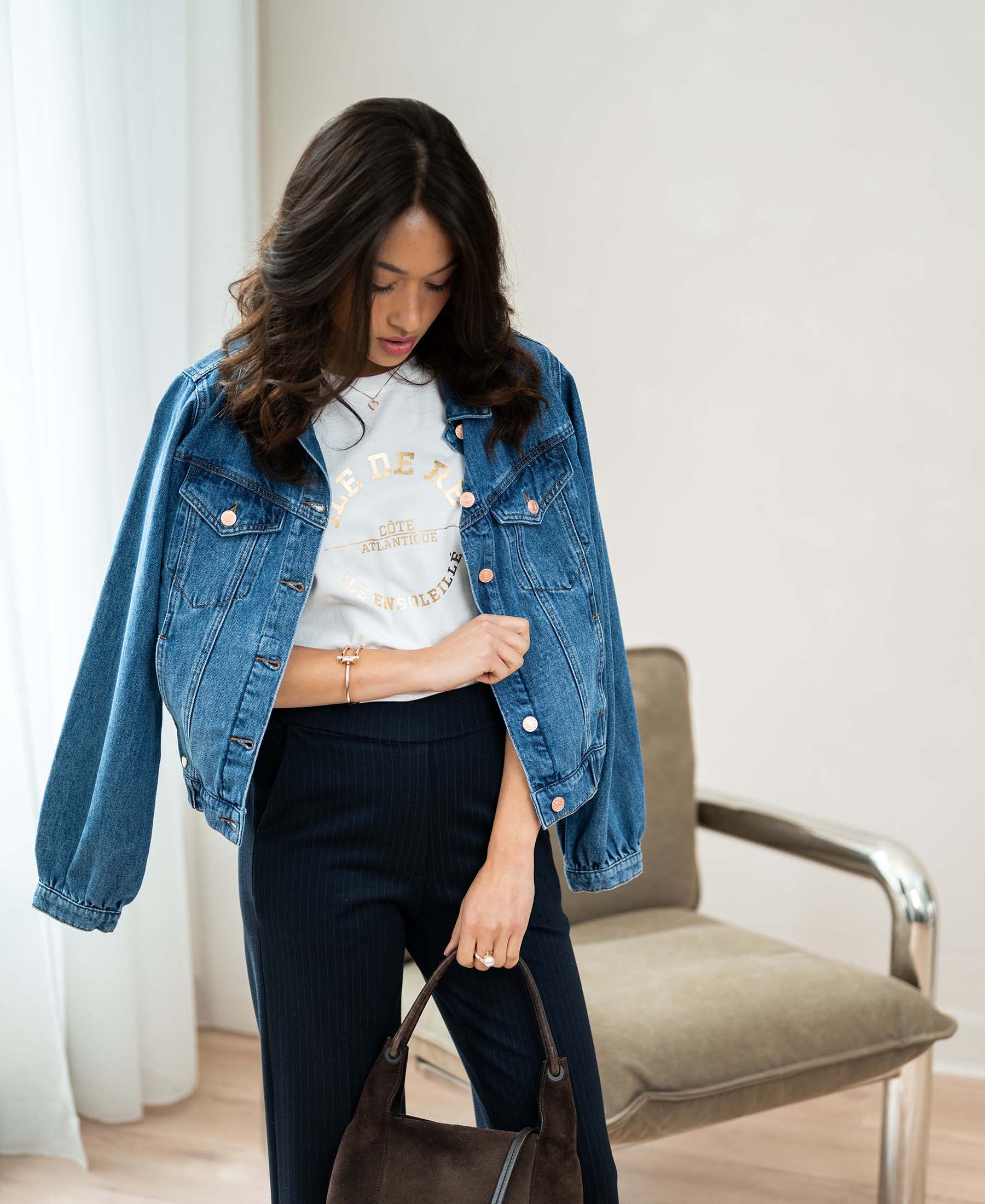 Jeansjack LA JACKY Stonewash