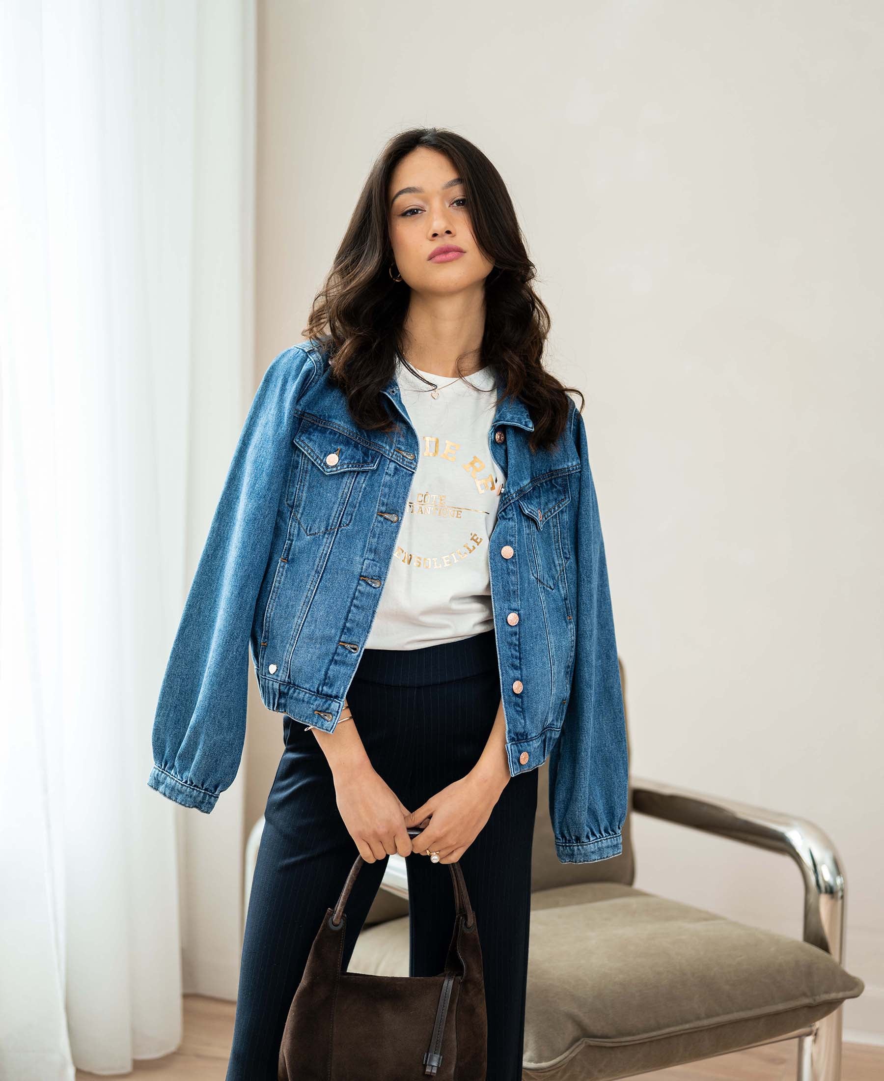 Jeansjack LA JACKY Stonewash