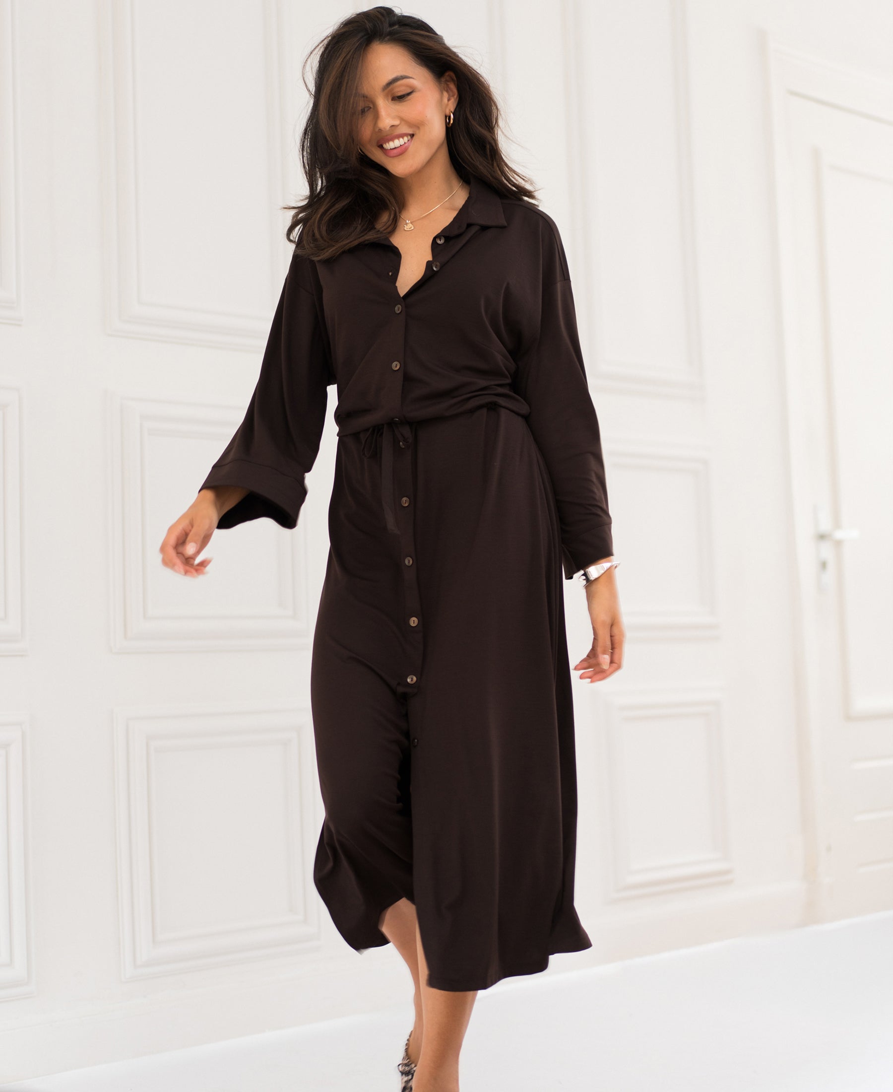 Long dress LE RAPHAEL Pure Choco