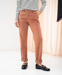 Stretch Chinobroek LA RENEE Terra