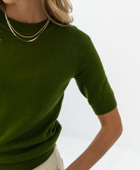 Pullover LA REVE Olivgrün
