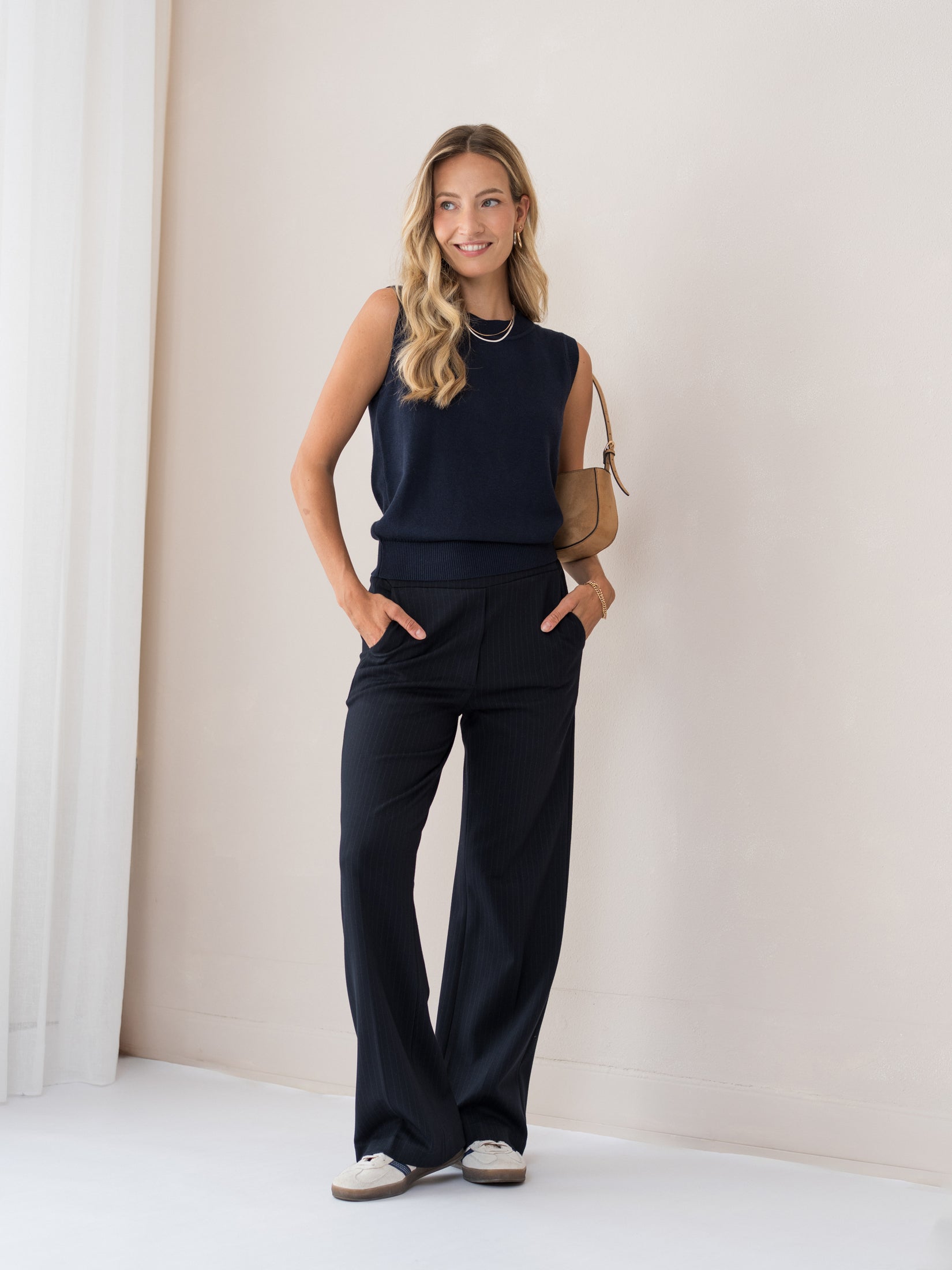 Trousers LE CENTRE Dark blue