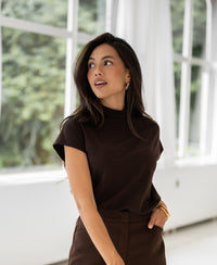 Travel top LA ROMY Army